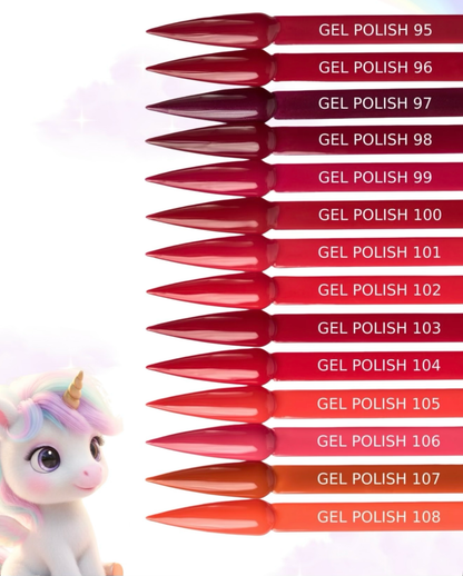 Baby Moon Gel Polish No. 100 Fire Coral 8 ml