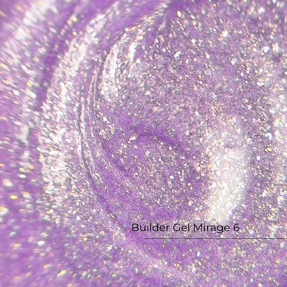 Crystal Professional Builder Gel Mirage №6, 30ml