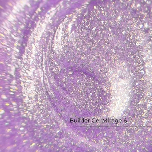 Crystal Professional Builder Gel Mirage №6, 30ml
