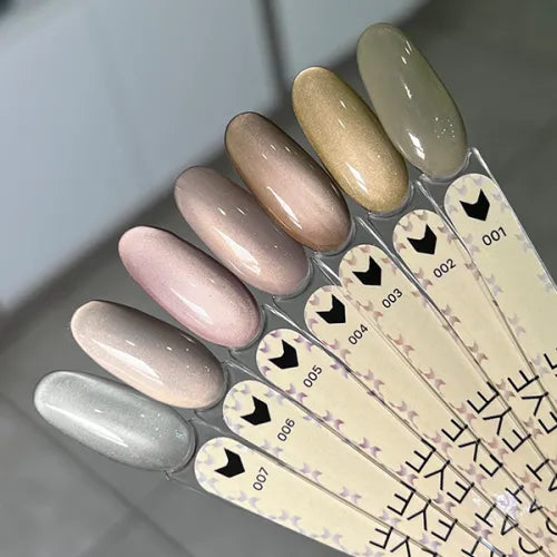 Gel polish F.O.X Cat Eye 007 mother-of-pearl gray 7 ml