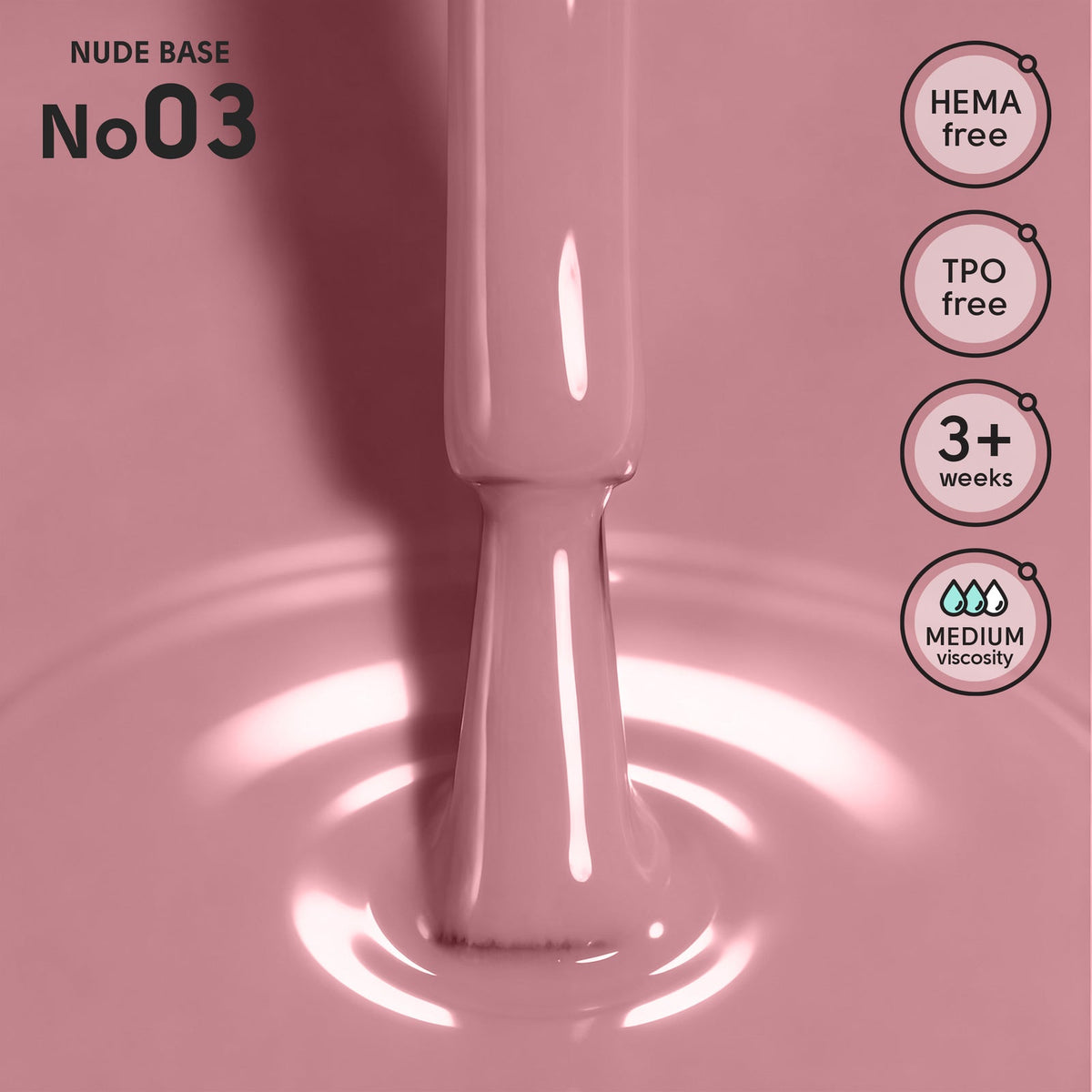 Shelly Nude base 03, 12ml