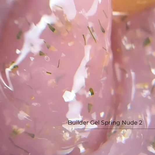 Builder Gel Spring Nude №2 30ml Crystal Professional HEMA & TPO Free