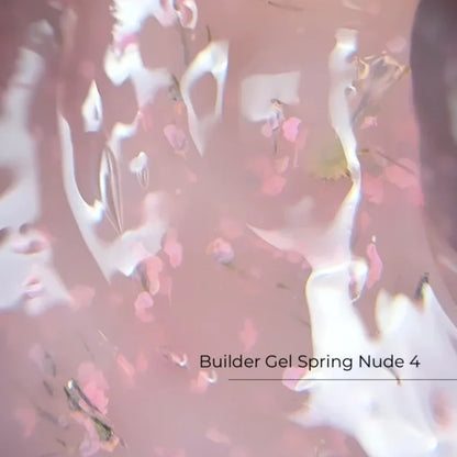 Builder Gel Spring Nude №4 30ml Crystal Professional HEMA & TPO Free