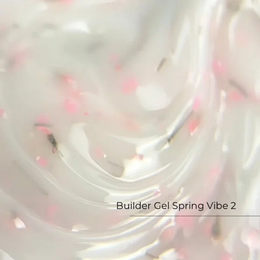 Builder Gel Spring Vibe №2 30ml Crystal Professional HEMA & TPO Free