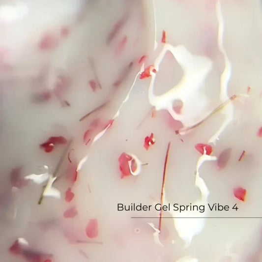 Builder Gel Spring Vibe №4 30ml Crystal Professional HEMA & TPO Free