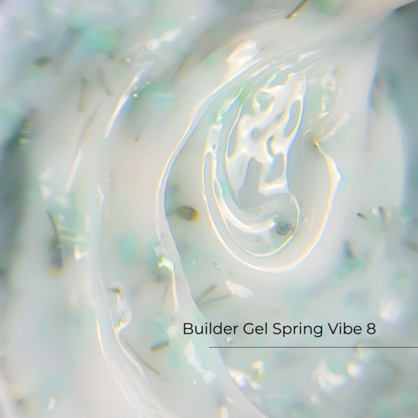 Builder Gel Spring Vibe №8 30ml Crystal Professional HEMA & TPO Free