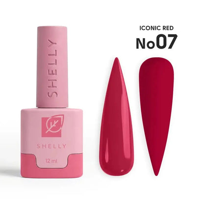 SHELLY. Gel Polish #07, Iconic Red, 12 ml