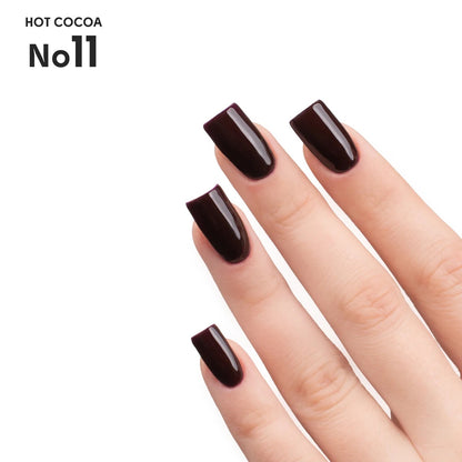 SHELLY. Gel Polish #11, Hot Cocoa, 12 ml