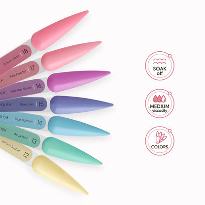 SHELLY. Gel Polish #16, Lavender Bloom, 12 ml