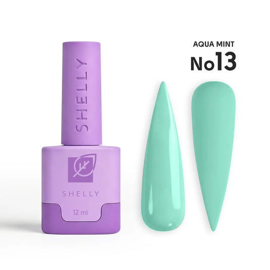 SHELLY. Gel Polish #13, Aqua Mint, 12 ml