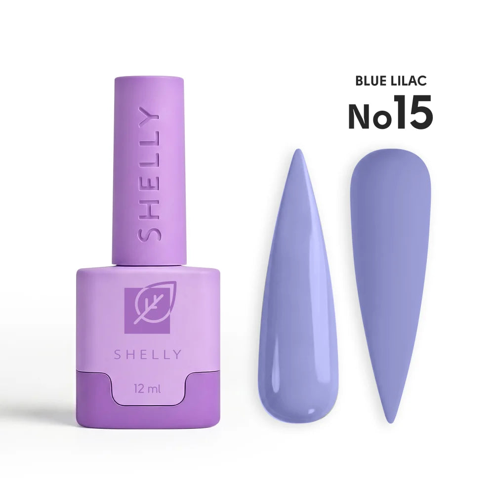 SHELLY. Gel Polish #15, Blue Lilac, 12 ml