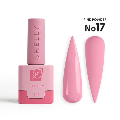 SHELLY. Gel Polish #17, Pink Powder, 12 ml.