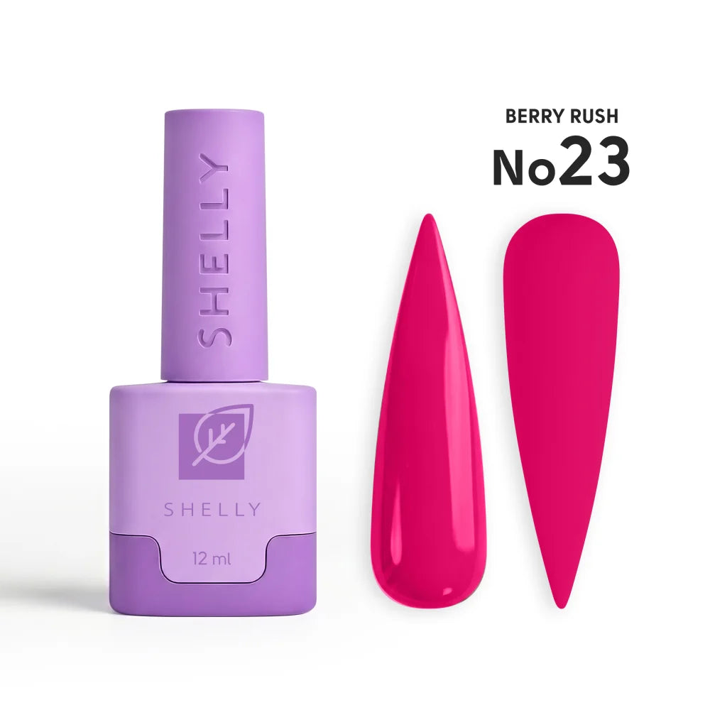 SHELLY. Gel Polish #23, Berry Rush, 12 ml