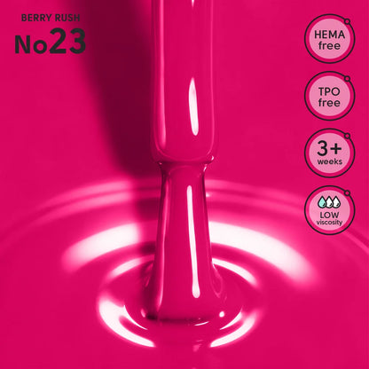 SHELLY. Gel Polish #23, Berry Rush, 12 ml