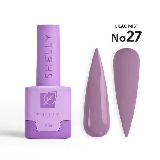 SHELLY. Gel Polish #27, Lilac Mist, 12 ml