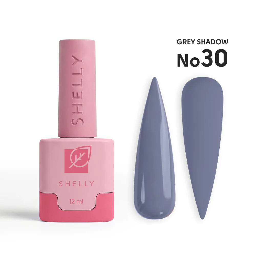 SHELLY. Gel Polish #30, Grey Shadow, 12 ml