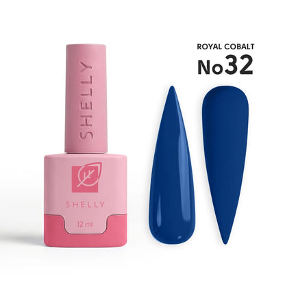 SHELLY. Gel Polish #32, Royal Cobalt, 12 ml