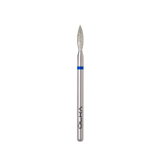 ÜLKA Diamond nail drill bit flame blue head diameter 2.3 mm / working part 10 mm