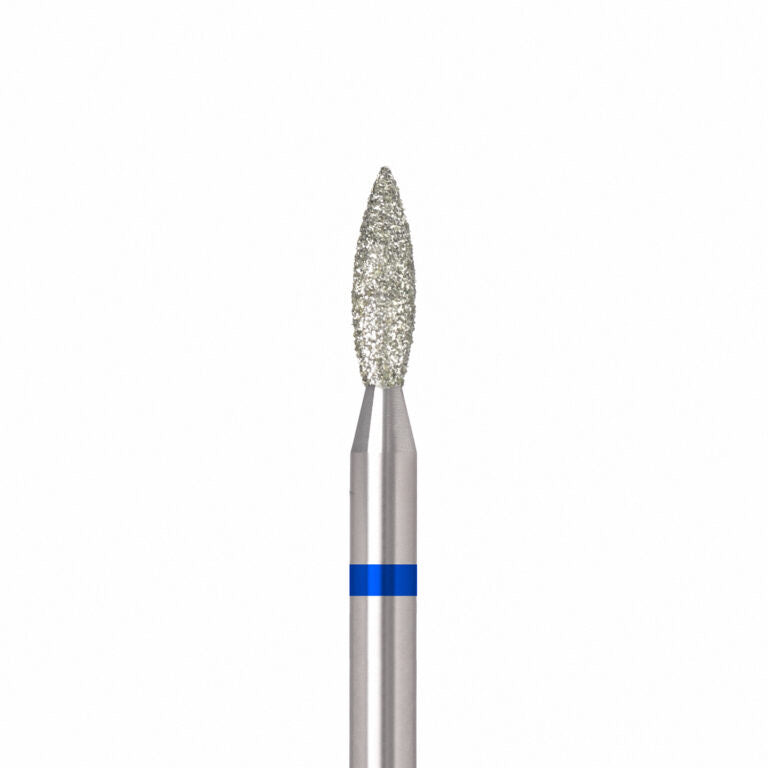 ÜLKA Diamond nail drill bit flame blue head diameter 2.3 mm / working part 8 mm