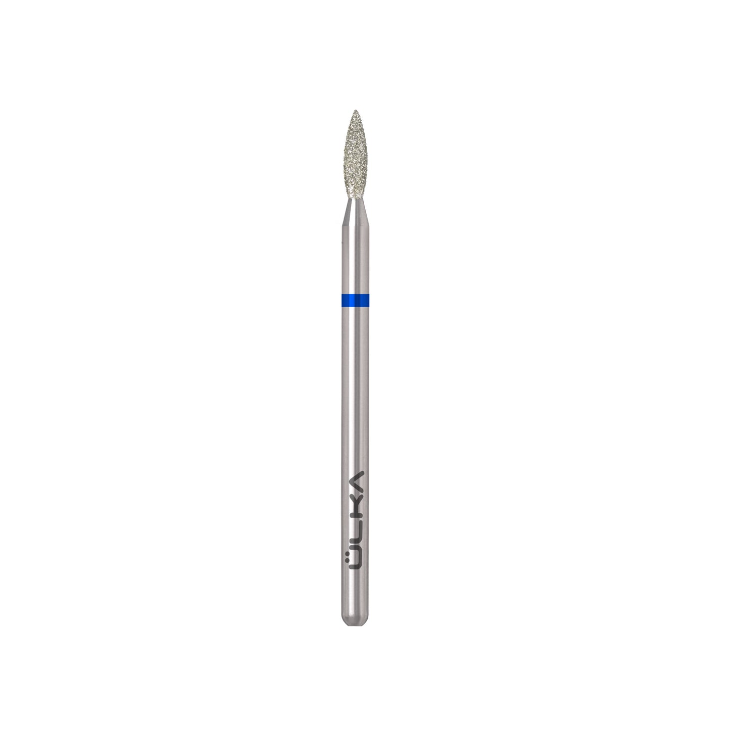 ÜLKA Diamond nail drill bit flame blue head diameter 2.1 mm / working part 8 mm