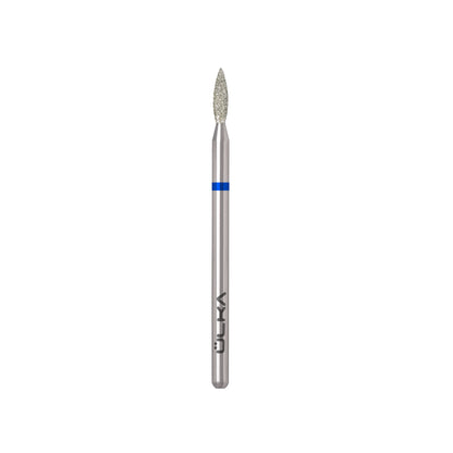ÜLKA Diamond nail drill bit flame blue head diameter 2.1 mm / working part 8 mm