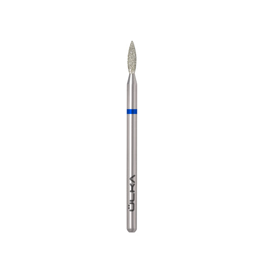 ÜLKA Diamond nail drill bit flame blue head diameter 2.1 mm / working part 8 mm