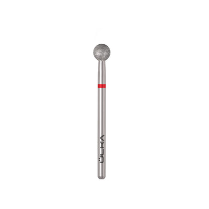 ÜLKA Diamond nail drill bit ball red head diameter 5 mm