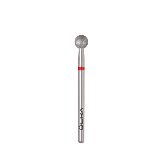 ÜLKA Diamond nail drill bit ball red head diameter 5 mm