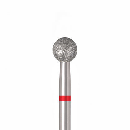 ÜLKA Diamond nail drill bit ball red head diameter 5 mm