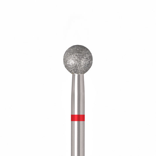 ÜLKA Diamond nail drill bit ball red head diameter 5 mm