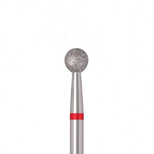 ÜLKA Diamond nail drill bit ball red head diameter 4 mm