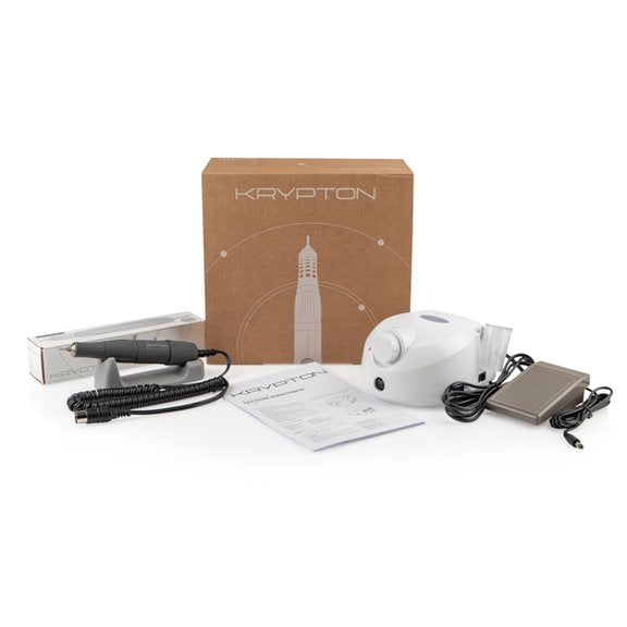 Nail drill BUCOS KRYPTON XPS-400 65W/40000 rpm, White/Purple