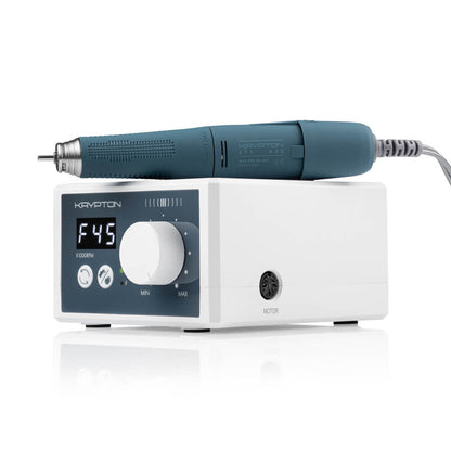 Nail Drill KRYPTON III XPS-450 at 100 W and 45,000 rpm for manicure and pedicure