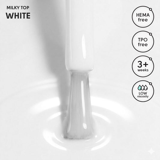 SHELLY Milky Top, 12 ml - no Wipe