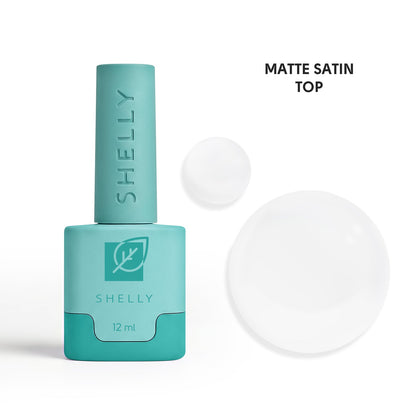 SHELLY Matte Top Satin  — No Wipe, 12ml