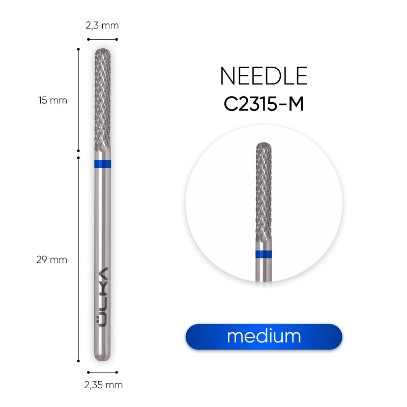 ÜLKA Drill Bit Carbide Needle Blue Ø2.3 / 15 mm