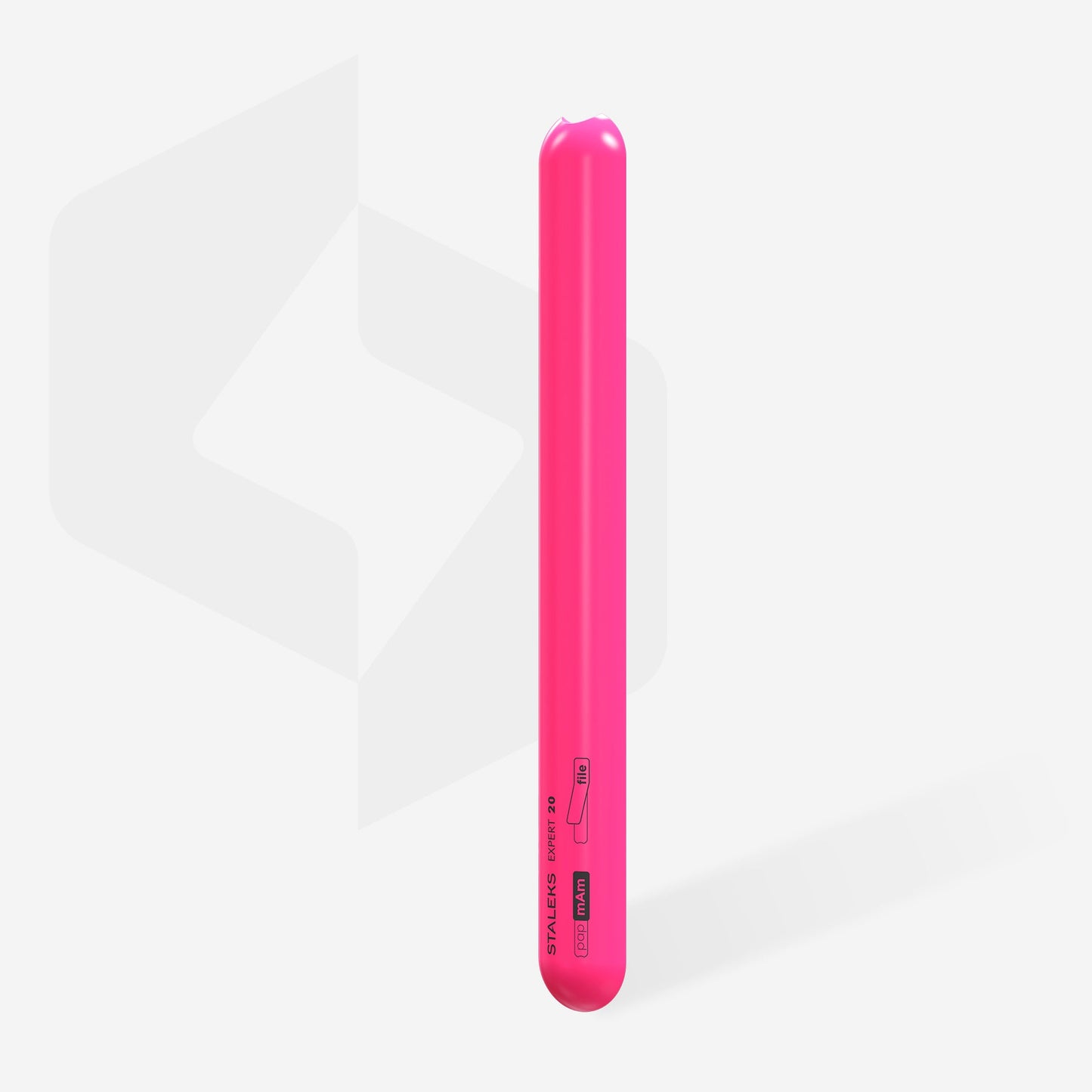 STALEKS EXPERT 20 Straight beveled plastic base for nail file (162 mm)