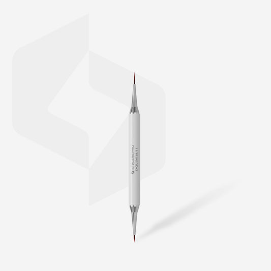 STALEKS EXCLUSIVE 01/11 Double-sided liner brush 7 mm / for gel 12 mm