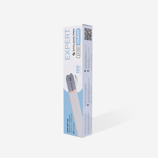 STALEKS EXPERT 22 papmAm Nail files for straight base, 150 grit (50 pcs)