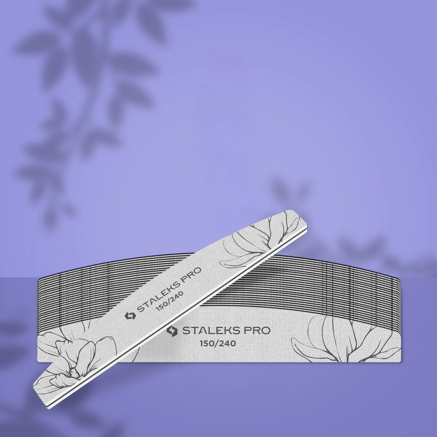 STALEKS EXPERT 40 Crescent mineral nail file, 150/240 grit (25 pc)