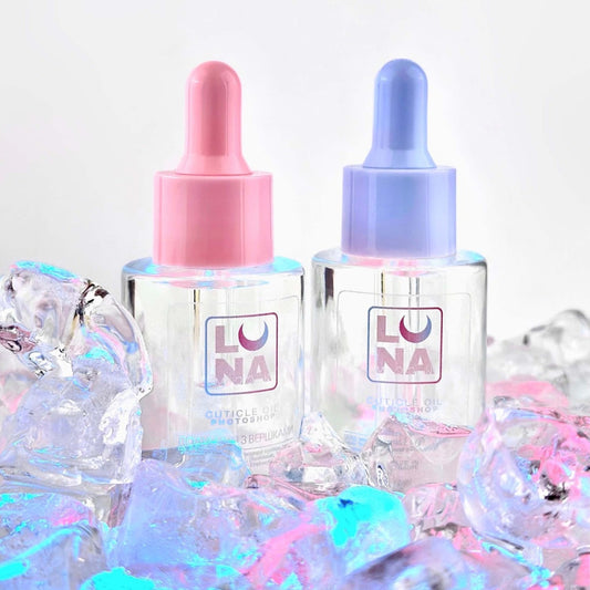 LUNAMOON Dry cuticle oil with a strawberry aroma with cream Photoshop Oil, 30 ml