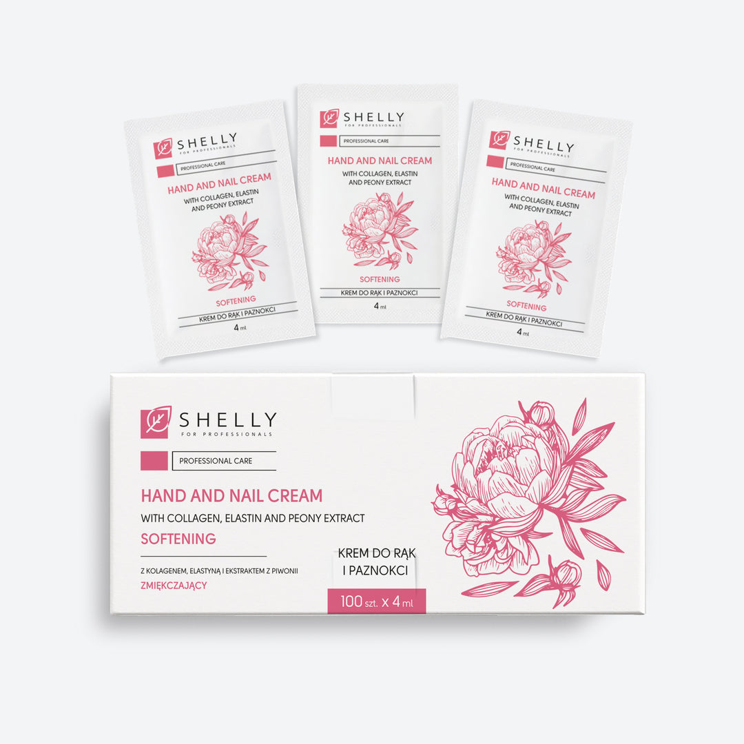 HAND & NAIL CREAM  With collagen, elastin and peony extract 4 ml x 100 pcs