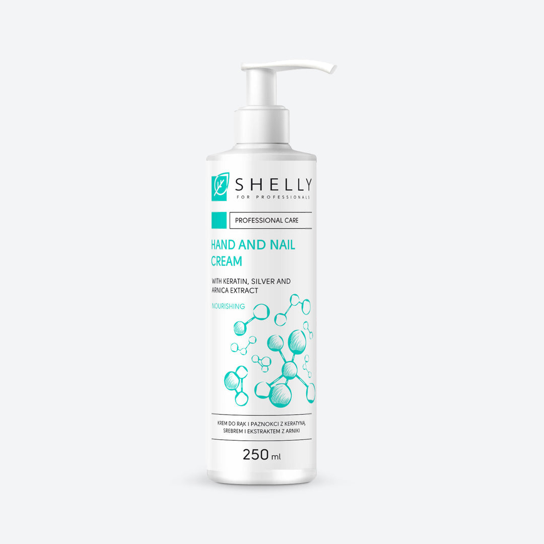 HANDS AND NAILS CREAM With keratin, silver and arnica extract 250 ml