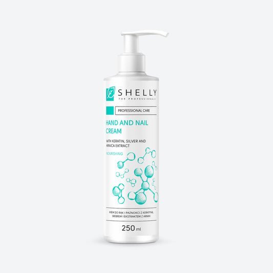 HANDS AND NAILS CREAM With keratin, silver and arnica extract 250 ml