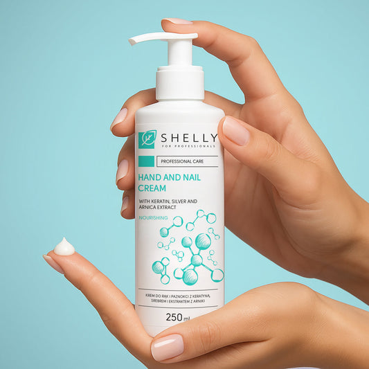 HANDS AND NAILS CREAM With keratin, silver and arnica extract 250 ml