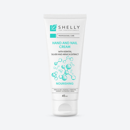 HANDS AND NAILS CREAM With keratin, silver and arnica extract 45 ml