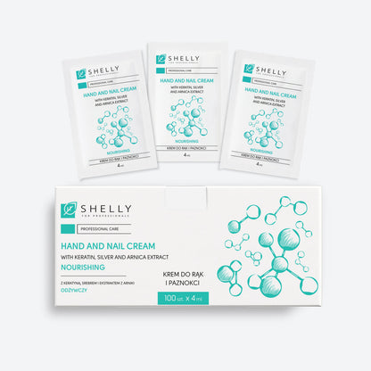 HAND & NAIL CREAM With keratin, silver & arnica extract 45 ml x 100 pcs