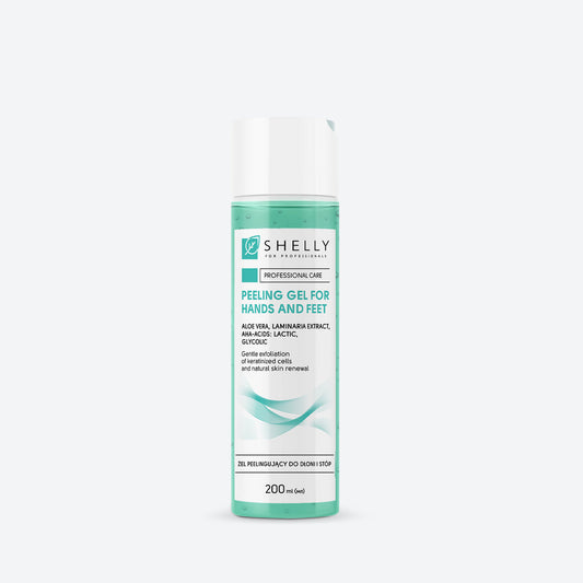 PEELING HAND AND FOOT GEL  Gentle peeling for smooth and hydrated skin with aloe vera 200 ml