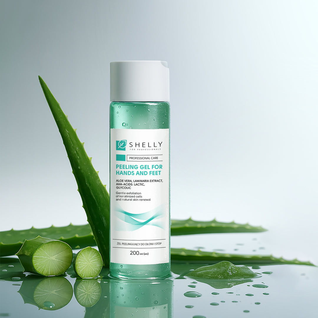 PEELING HAND AND FOOT GEL  Gentle peeling for smooth and hydrated skin with aloe vera 200 ml
