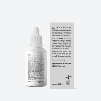 OIL FOR DAMAGED NAIL PLATE  Comprehensive care for damaged and healthy nails 30 ml